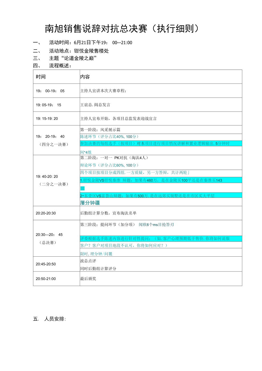 说辞大赛执行方案.doc_第1页