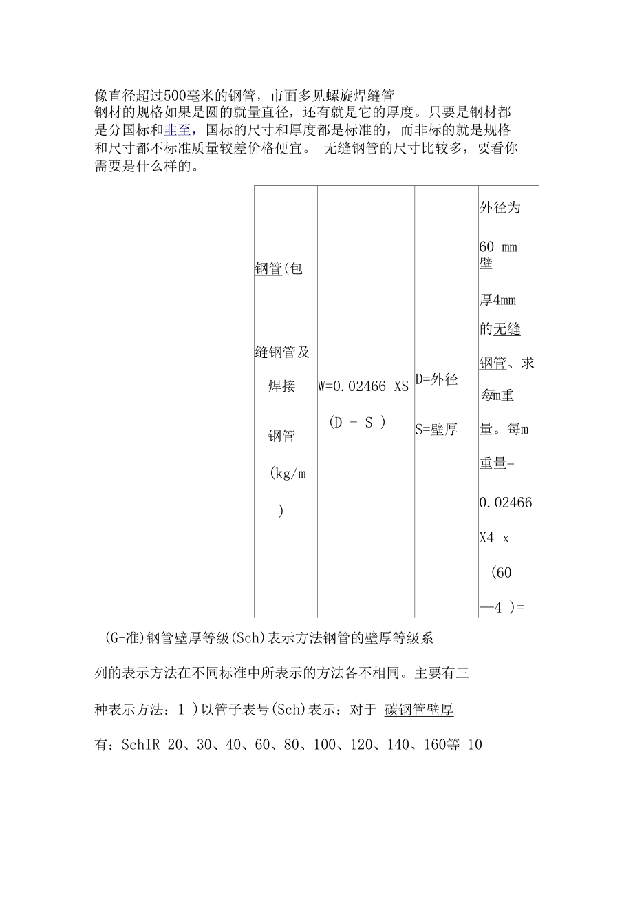 常用无缝钢管管材钢管、管子规格表示方法.docx_第3页