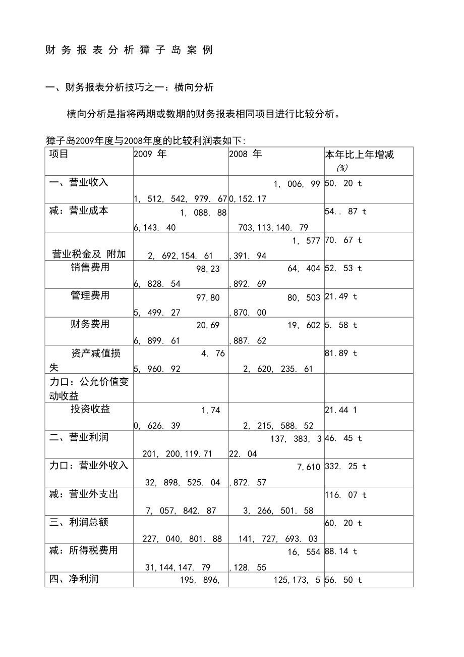 獐子岛财务报表分析(终审稿).docx_第2页