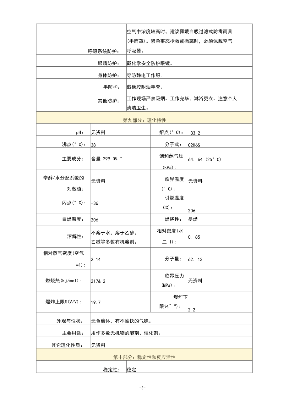 甲硫醚安全技术说明书.docx_第3页