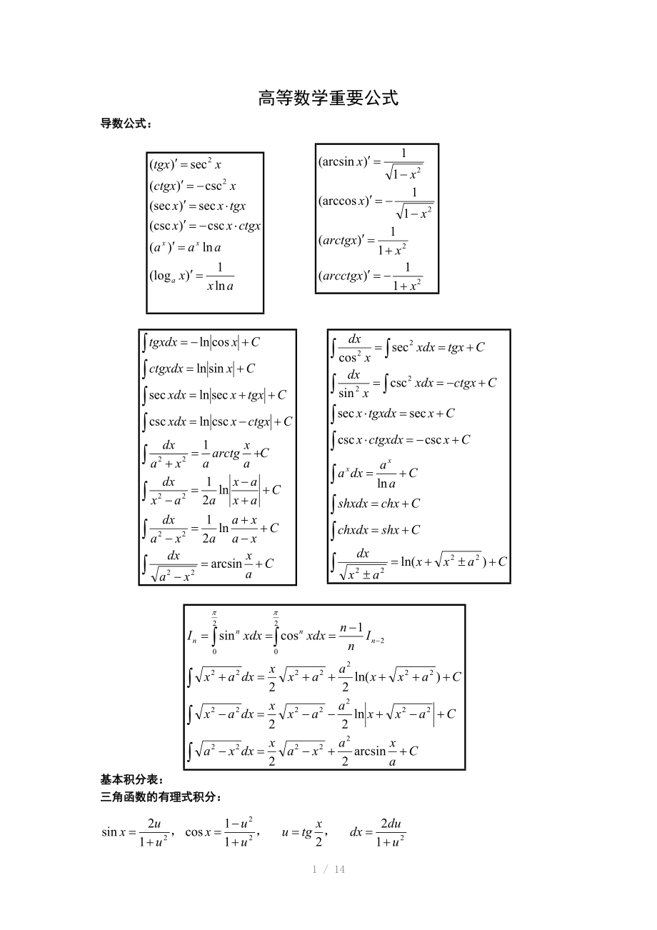 高等数学重要公式.doc_第1页