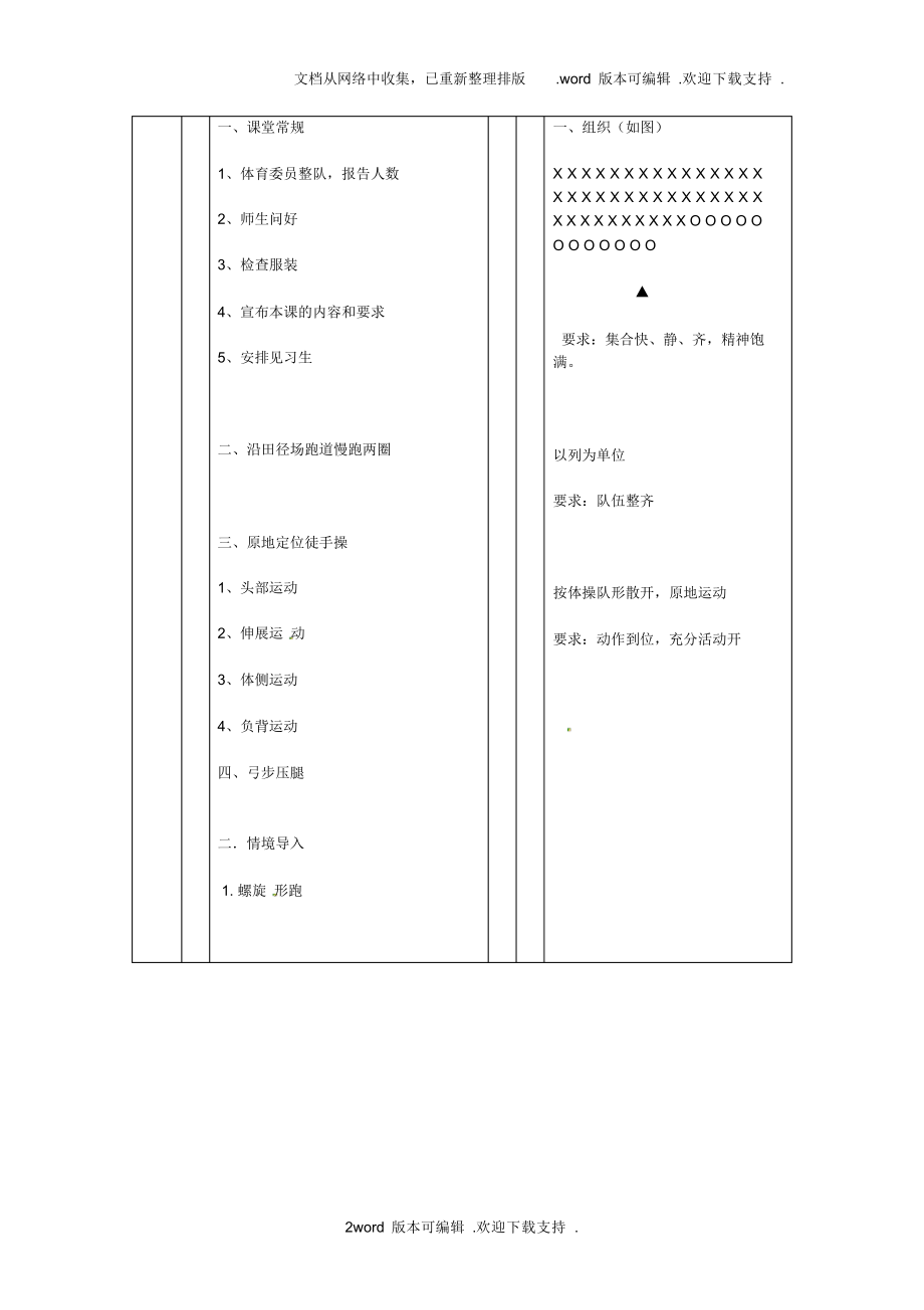 【教案】八年级体育接力跑教案.docx_第2页