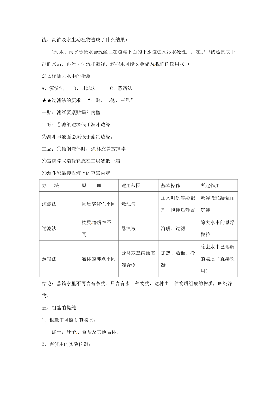 八年级科学上册 1.7 水资源的利用、开发和保护教案 (新版)浙教版 教案.doc_第3页