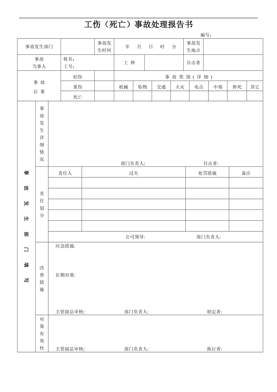 工伤事故调查报告书.doc_第1页