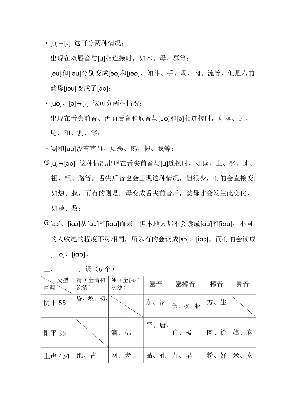 湖南省浏阳市柏加乡双元村方言音系.doc_第3页