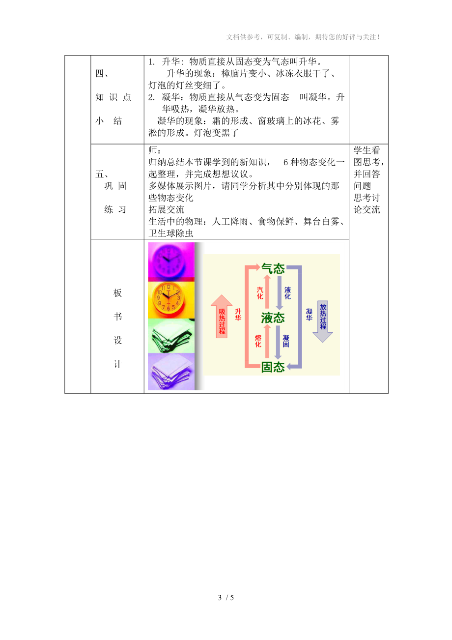 升华与凝华教学设计及案例分析分享.doc_第3页