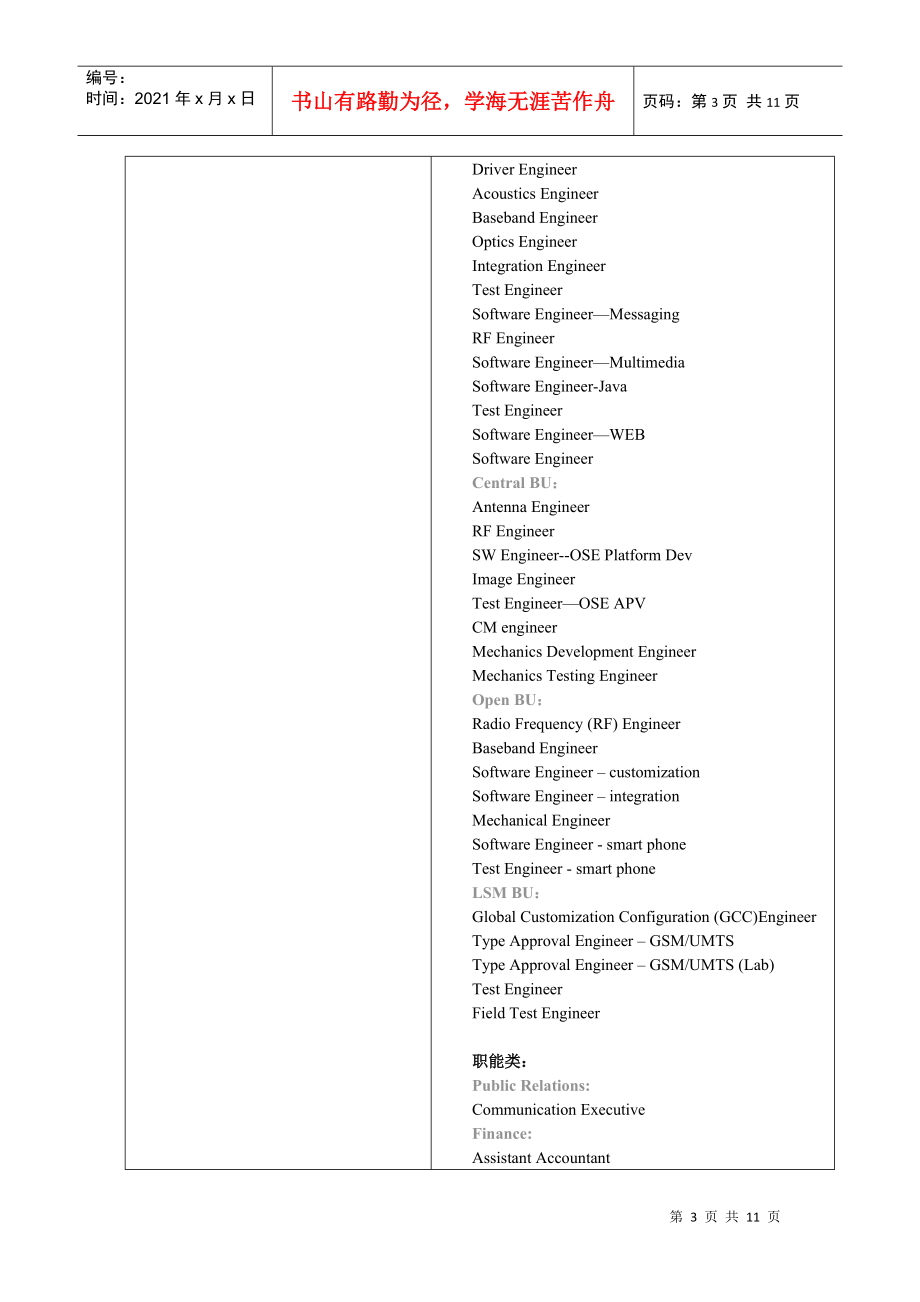 的卢在线客户招聘信息（500强企业和国内知名企业）.docx_第3页