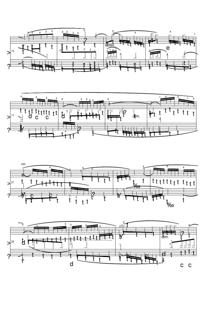 d小调赋格曲巴赫原版五线谱钢琴谱正谱乐谱.pdf_第2页