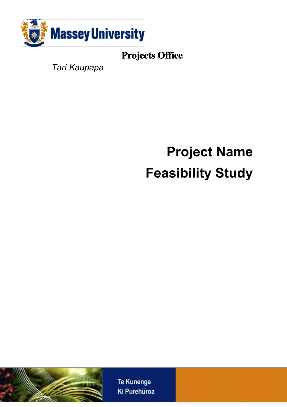 可行性报告模板FeasibilityStudyTemplate.doc_第1页