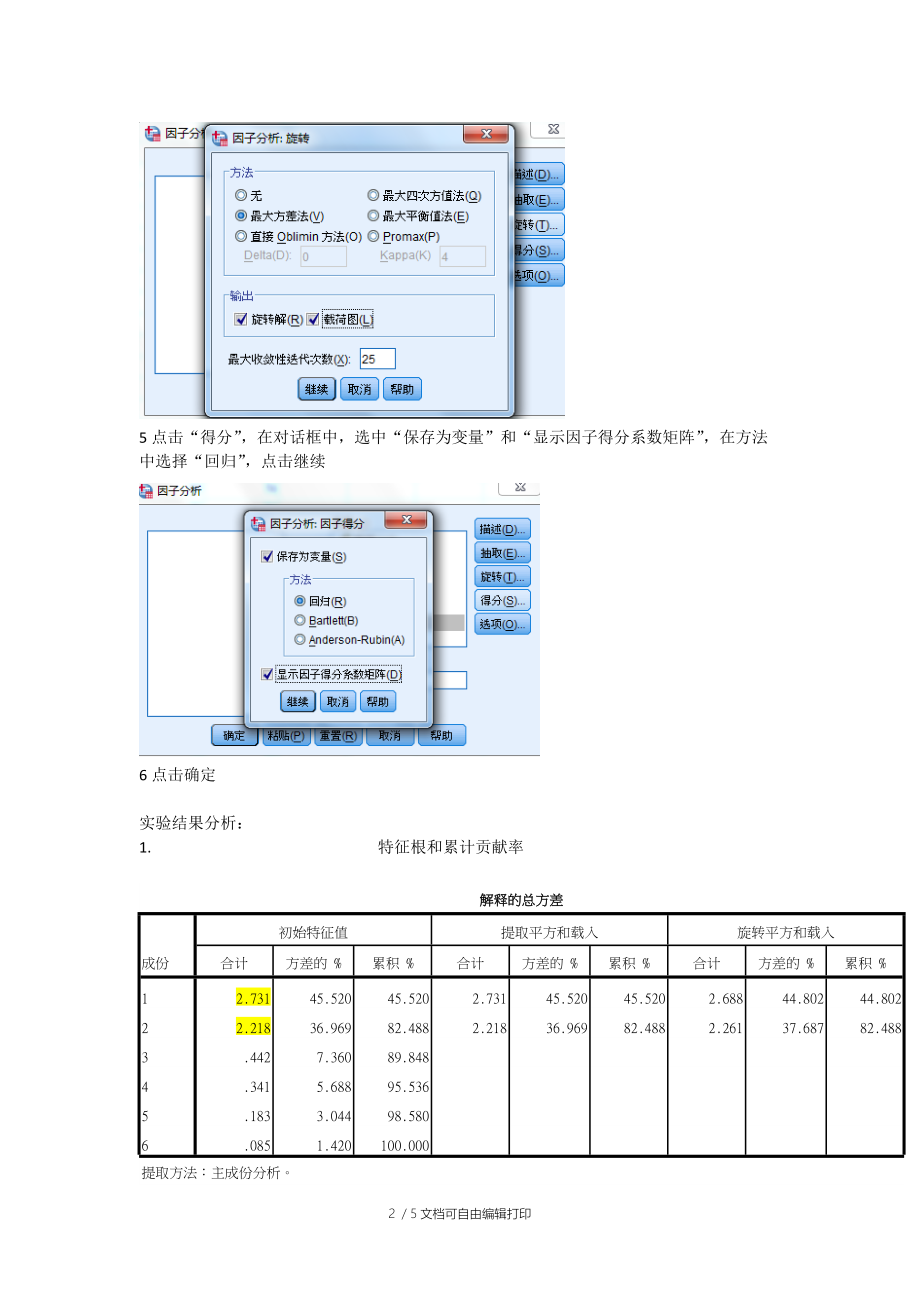 多元统计分析因子分析(方法步骤分析总结).doc_第2页