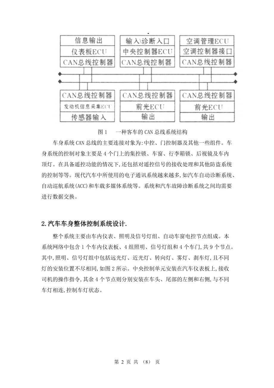 汽车控制系统的CAN总线应用.docx_第2页