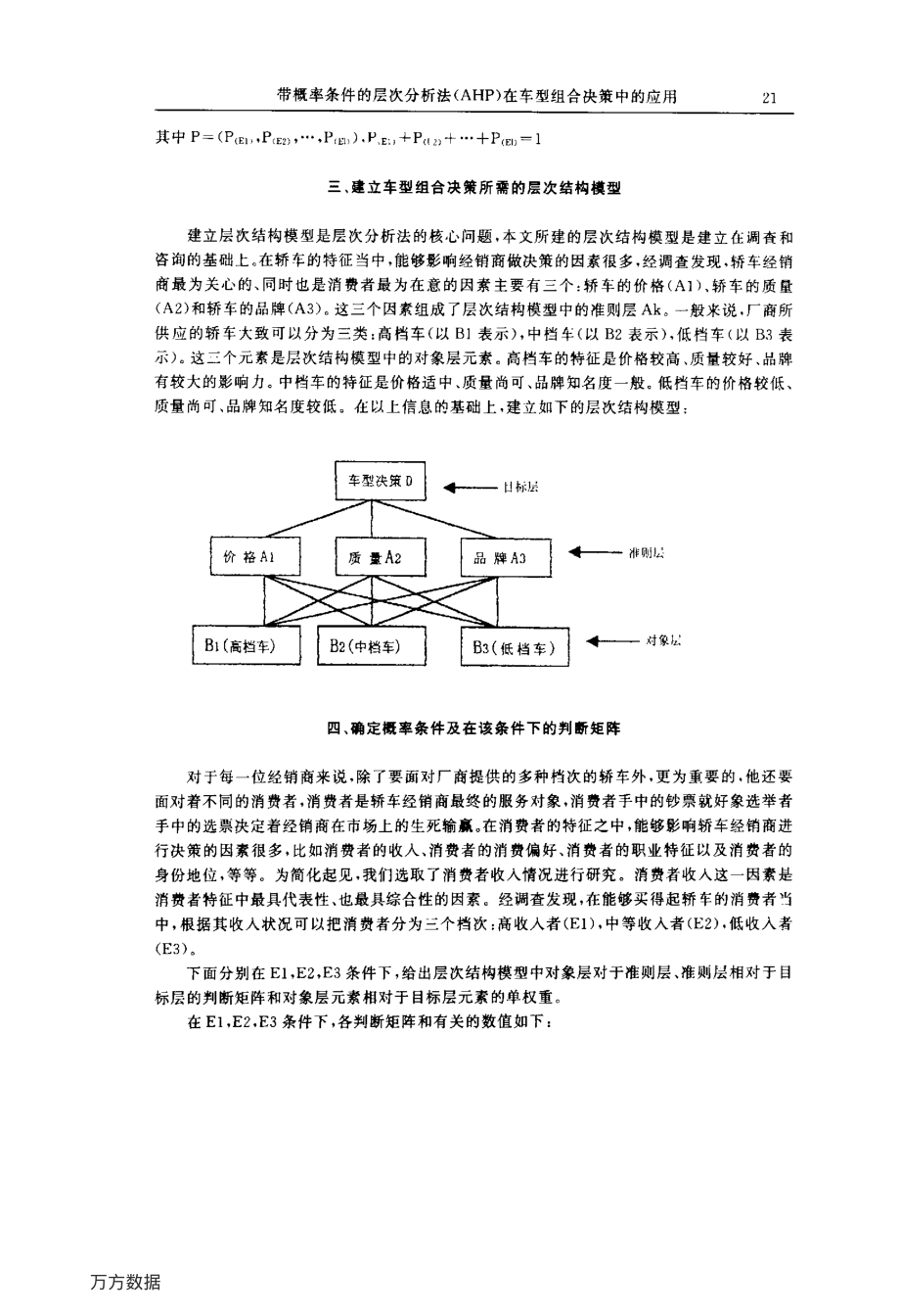 带概率条件的层次分析法(AHP)在车型组合决策中的应用.pdf_第2页