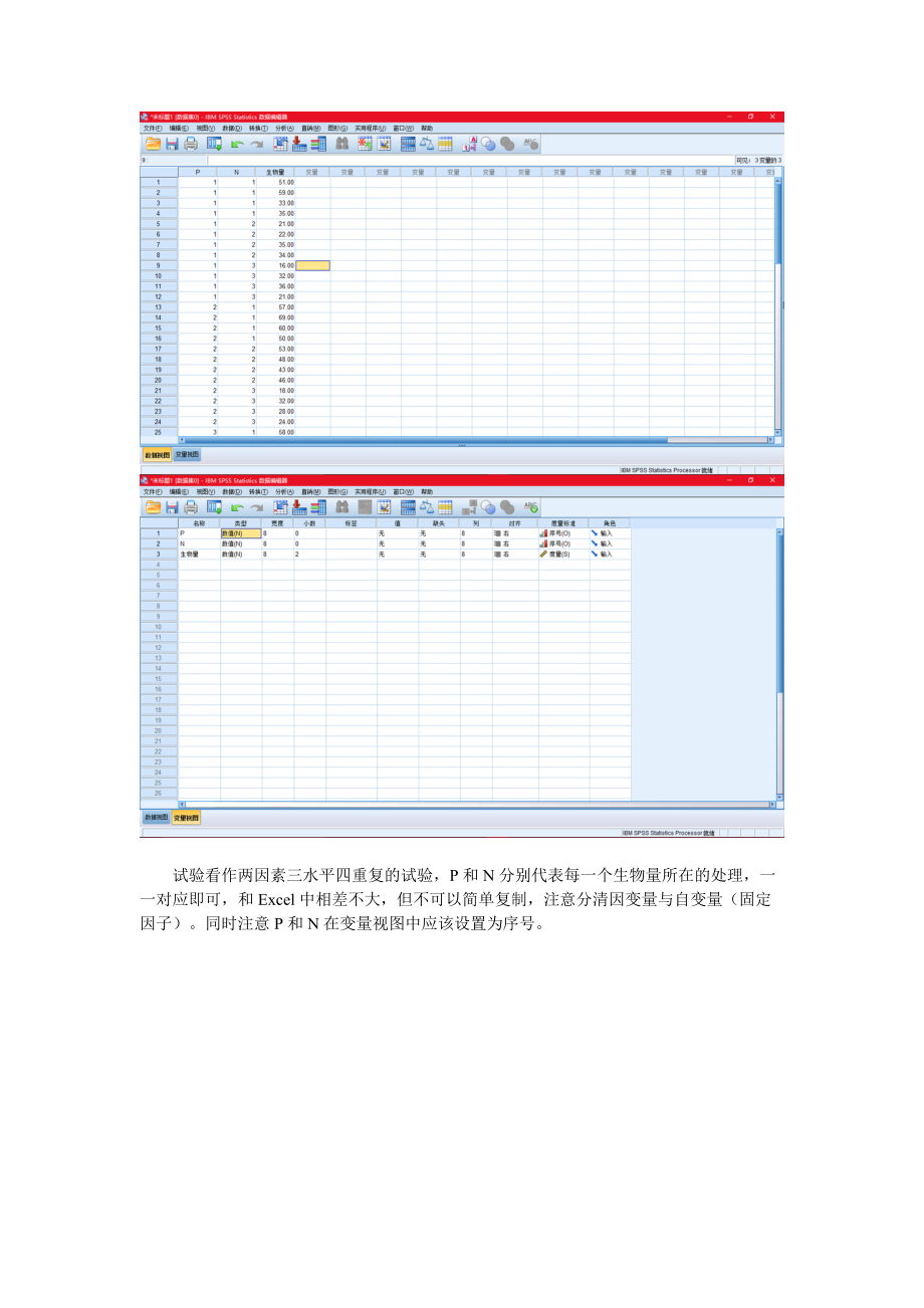 利用SPSS做方差分析教程参考模板.doc_第2页