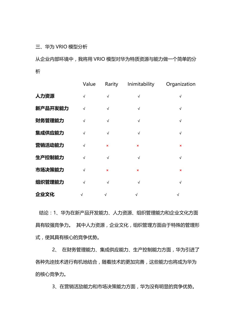 华为的独特资源能力与竞争优势分析参考模板.doc_第3页