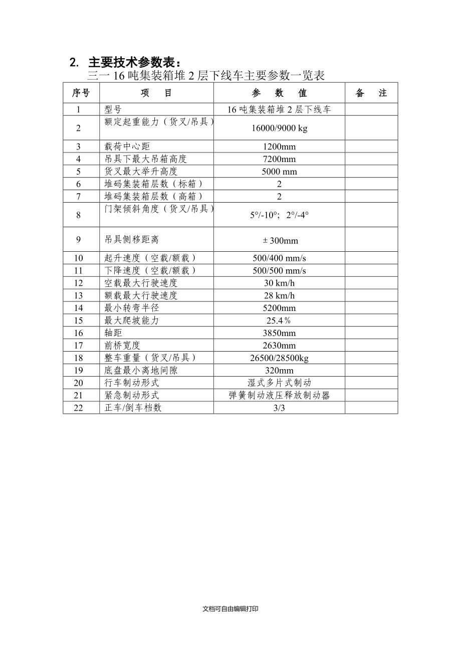 吨集装箱堆两层下线车技术协议.doc_第3页