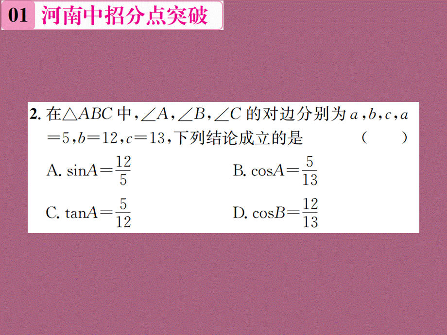 章末复习(一)　直角三角形的边角关系ppt课件.ppt_第3页