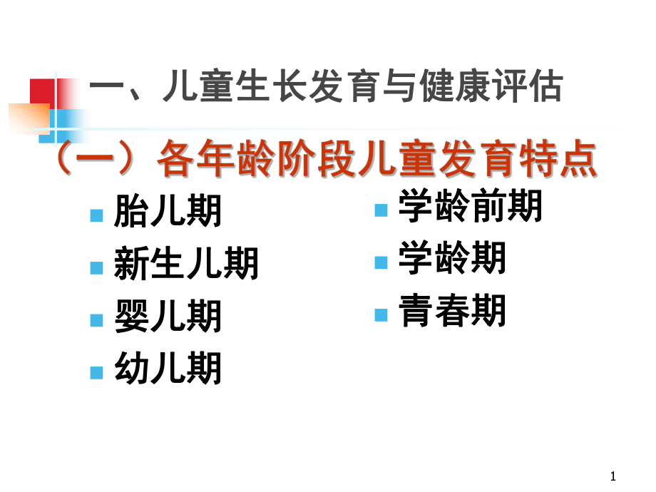 儿童生长发育（课堂PPT）.ppt_第1页