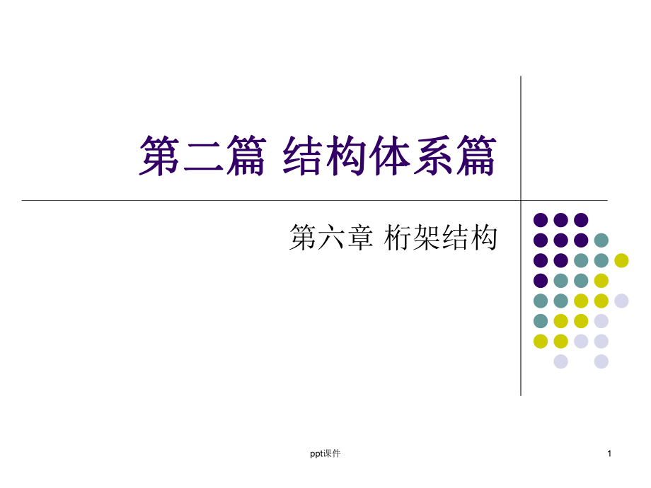 桁架结构--ppt课件.ppt_第1页